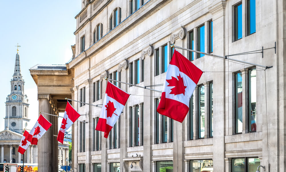 Canadian flags for filipino canadians